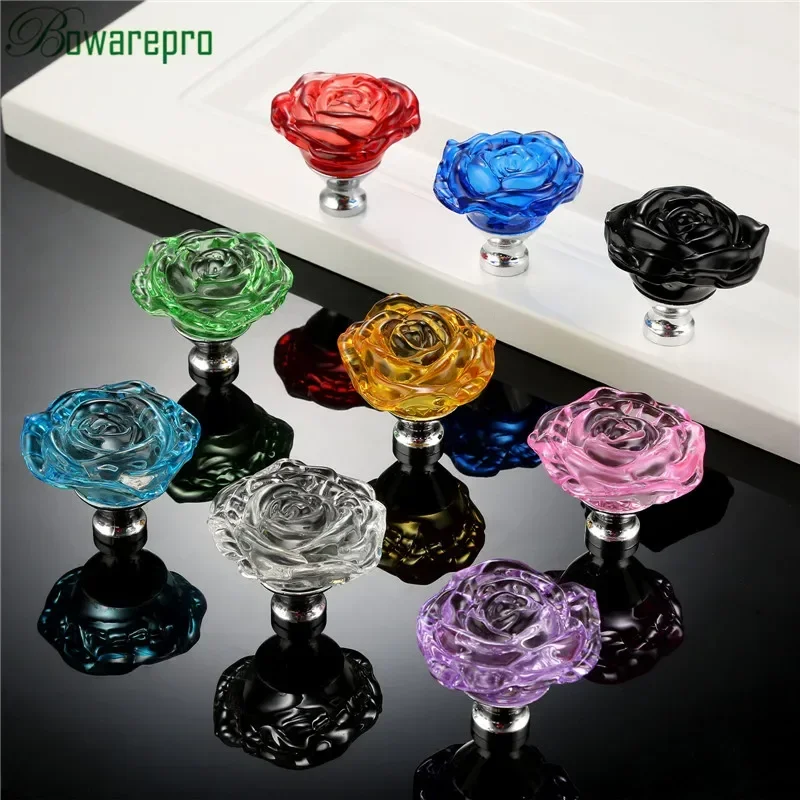 Bowarepro 50MM Pha Lê Hoa Hồng - đánh giá và giá Furniture Hardware Manufacturer