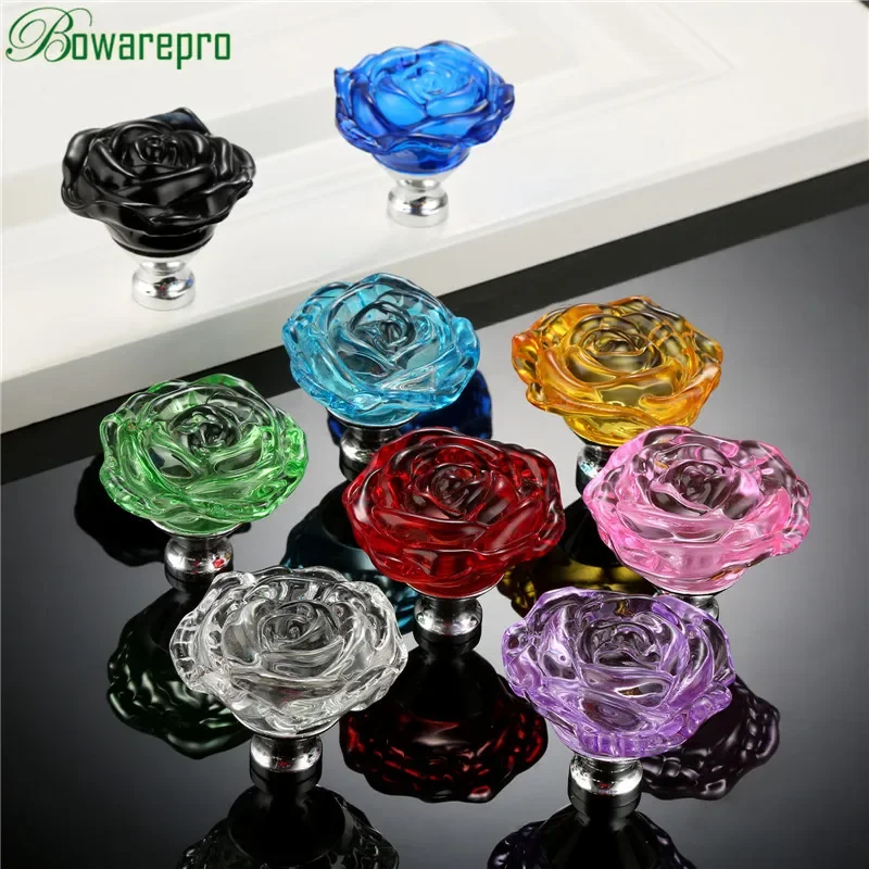 Bowarepro 50MM Pha Lê Hoa Hồng - đánh giá và giá Furniture Hardware Manufacturer